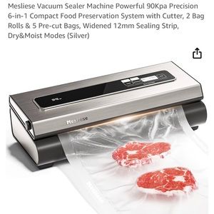 Vacuum Sealer Machine - Silver